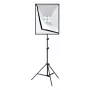 PULUZ studio set softbox 50x70cm, statief, LED-lamp 4 stuks PU5071EU