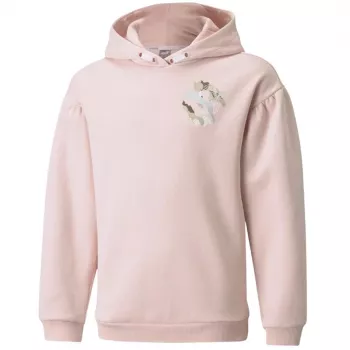 PUMA Alpha Hoodie FL jeugd sweatshirt lichtroze maat 164