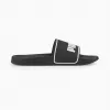 PUMA 384139 01 heren slippers, zwart/wit, maat 40,5