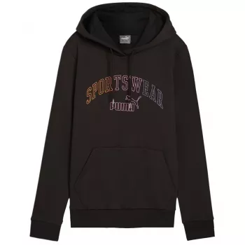 PUMA Essentials+ Logo LAB heren fleece hoodie zwart maat M