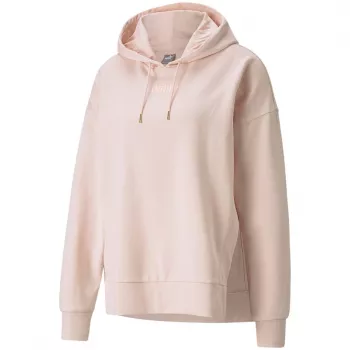 PUMA HER Hoodie TR lichtroze dames relaxed fit pullover