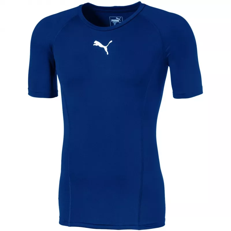 Puma LIGA Baselayer SS heren-T-shirt Peacoat M