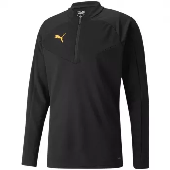PUMA Heren individualFINAL 1/4 Zip Trainings Top Zwart L