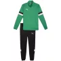 PUMA heren Team Rise full-zip trainingspak groen/zwart maat XL