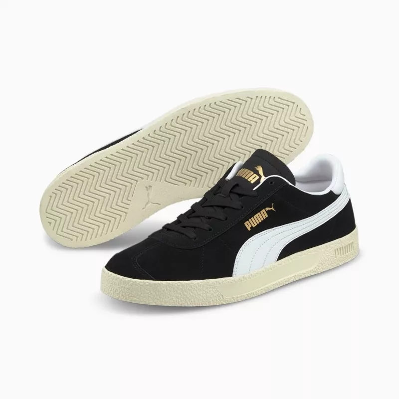 PUMA R78 SL heren retro hardloopschoenen - Puma Black / Puma White - EU 40.5