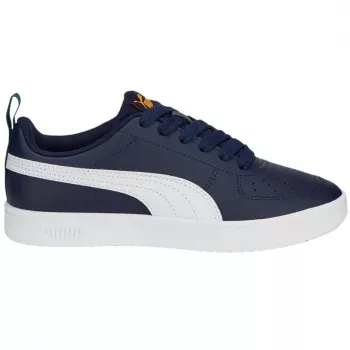PUMA Rickie Jr kindersneakers Navy Blauw Wit 38.5