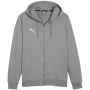 PUMA Team Goal Casuals Hoodie in Middelgrijs Melange