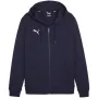 PUMA Team Goal Casuals Hooded Sweatshirt Marineblauw