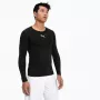 PUMA teamFINAL 21 heren trainingsshirt zwart/wit maat L