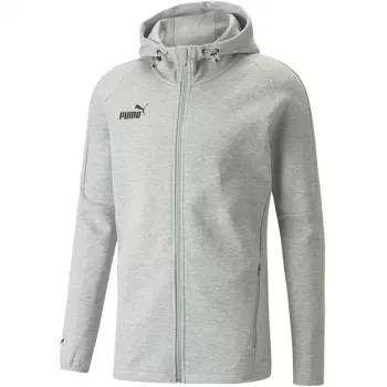 PUMA teamFINAL Casuals heren capuchonjas medium gray heather