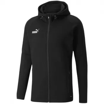 PUMA teamFINAL Casuals Heren hoodie met capuchon zwart 657383 03