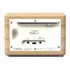 Pure Classic H4 DAB+/FM digitale radio, 2,4-inch kleurendisplay, wekker, slaaptimer en keukentimer, Cotton White/eiken