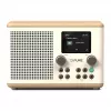 Pure Classic H4 DAB/DAB+/FM digitale radio met Bluetooth, Cotton White/eiken