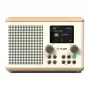 Pure Classic H4 DAB/DAB+/FM digitale radio met Bluetooth, Cotton White/eiken