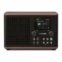 Pure Classic H4 DAB+ FM radio met Bluetooth 5.3, coffee black/walnut, 10W