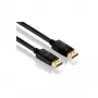 PureLink Basic+ DisplayPort-kabel, verguld, 20-pins DisplayPort stekker naar stekker, 2,0 m professionele videoverbindingskabel (PI5000-020)