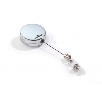 DURABLE CHROME 822523 pasjeshouders met jojo, 40 mm, 10 stuks