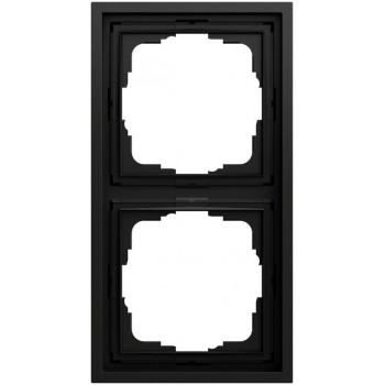Gira F300 021284 afdekraam, 2-voudig, System 70, zwart mat
