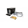 EXSYS EX-1012 externe uitbreidingsbox met 4 PCI-slots en PCIe-x1-hostkaart