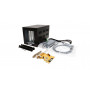 EXSYS EX-1012 externe uitbreidingsbox met 4 PCI-slots en PCIe-x1-hostkaart