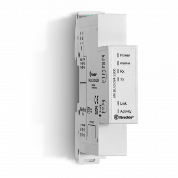 Finder 6M.BU.0.024.2200 Modbus TCP/IP naar RS485 RTU gateway, 24 V AC/DC