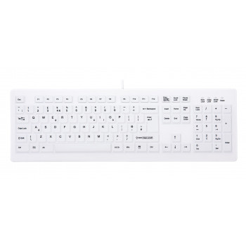 CHERRY Active Key AK-C8100F-UVS-W/UK USB-toetsenbord, IP68, wit, UK