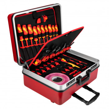 NEO Tools 01-312 geïsoleerde gereedschapsset voor elektrische en hybride voertuigen, 51-delig