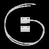 BCS PA-MSP02 mini-magneetcontacten met kabel, wit, 20 stuks