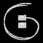 BCS PA-MSP02 mini-magneetcontacten met kabel, wit, 20 stuks