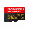 SanDisk Extreme PRO microSDXC 512 GB UHS-I A2 V30, tot 250/170 MB/s, SDSQXCJ-512G-GS6MA