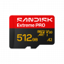 SanDisk Extreme PRO microSDXC 512 GB UHS-I A2 V30, tot 250/170 MB/s, SDSQXCJ-512G-GS6MA