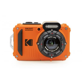 Kodak PIXPRO WPZ2OG6 waterdichte digitale camera, 16,35 MP, 4× zoom, oranje