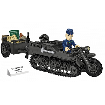 COBI 2681 Kettenkrad met aanhanger, bouwsteenset, 239 onderdelen, 1:28