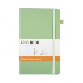 Sakura notitieboek met stippenraster, 13 × 21 cm, 80 vel, 140 g/m², Pale Patina