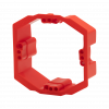 f-tronic 7390152 UI10PA stucuitlijnring, traploos 10–25 mm, rood