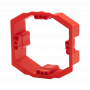 f-tronic 7390152 UI10PA stucuitlijnring, traploos 10–25 mm, rood