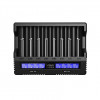 XTAR VC8S USB-C-lader voor 8 Li-Ion- en Ni-MH-accu's
