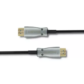 Qoltec 50472 HDMI-kabel 20 m, HDMI Type A, zwart/zilver