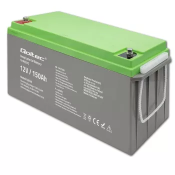 Qoltec Deep Cycle gel-accu 12V 150Ah 44,5kg