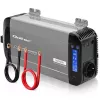 Qoltec zuivere sinusomvormer 12V naar 230V 1000W/2000W met LCD, USB, USB-C, LiFePO4/GEL/AGM compatibel