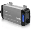 Qoltec zuivere sinusomvormer 12V naar 230V 1000W/2000W met LCD, USB, USB-C, LiFePO4/GEL/AGM compatibel