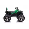 QLS-3288 elektrische berijdbare quad met rugleuning, LED-verlichting, MP3, groen