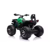 QLS-3288 elektrische berijdbare quad met rugleuning, LED-verlichting, MP3, groen