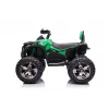 QLS-3288 elektrische berijdbare quad met rugleuning, LED-verlichting, MP3, groen