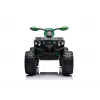 QLS-3288 elektrische berijdbare quad met rugleuning, LED-verlichting, MP3, groen