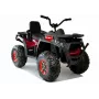 QUAD LOCK Accupack XMX607 LED-verlichting MP3 Rood glanzend