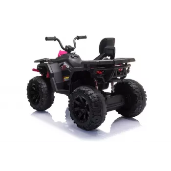 QUAD LOCK elektrische ride-on quad JC333 roze LED-verlichting MP3