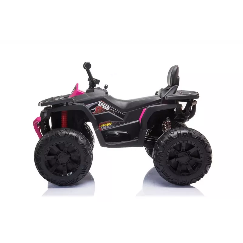 QUAD LOCK elektrische ride-on quad JC333 roze LED-verlichting MP3