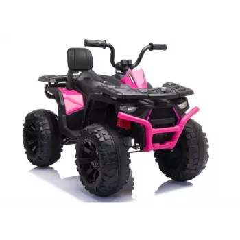 QUAD LOCK elektrische ride-on quad JC333 roze LED-verlichting MP3