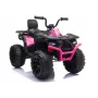 QUAD LOCK elektrische ride-on quad JC333 roze LED-verlichting MP3